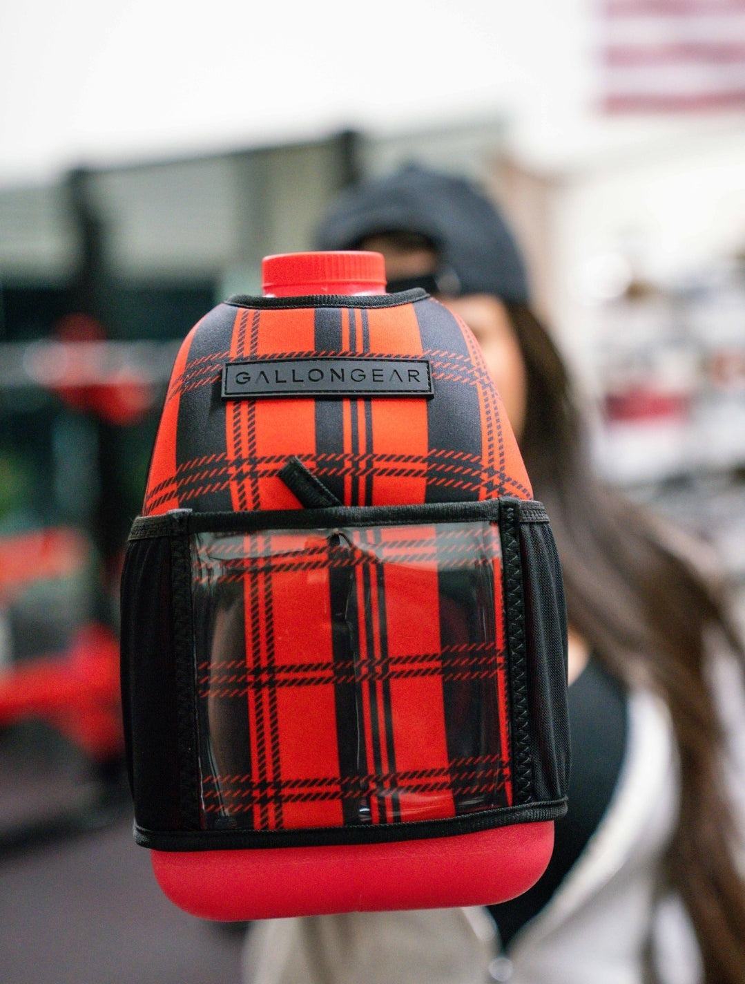 *NEW* Red Plaid Red Gallon Combo